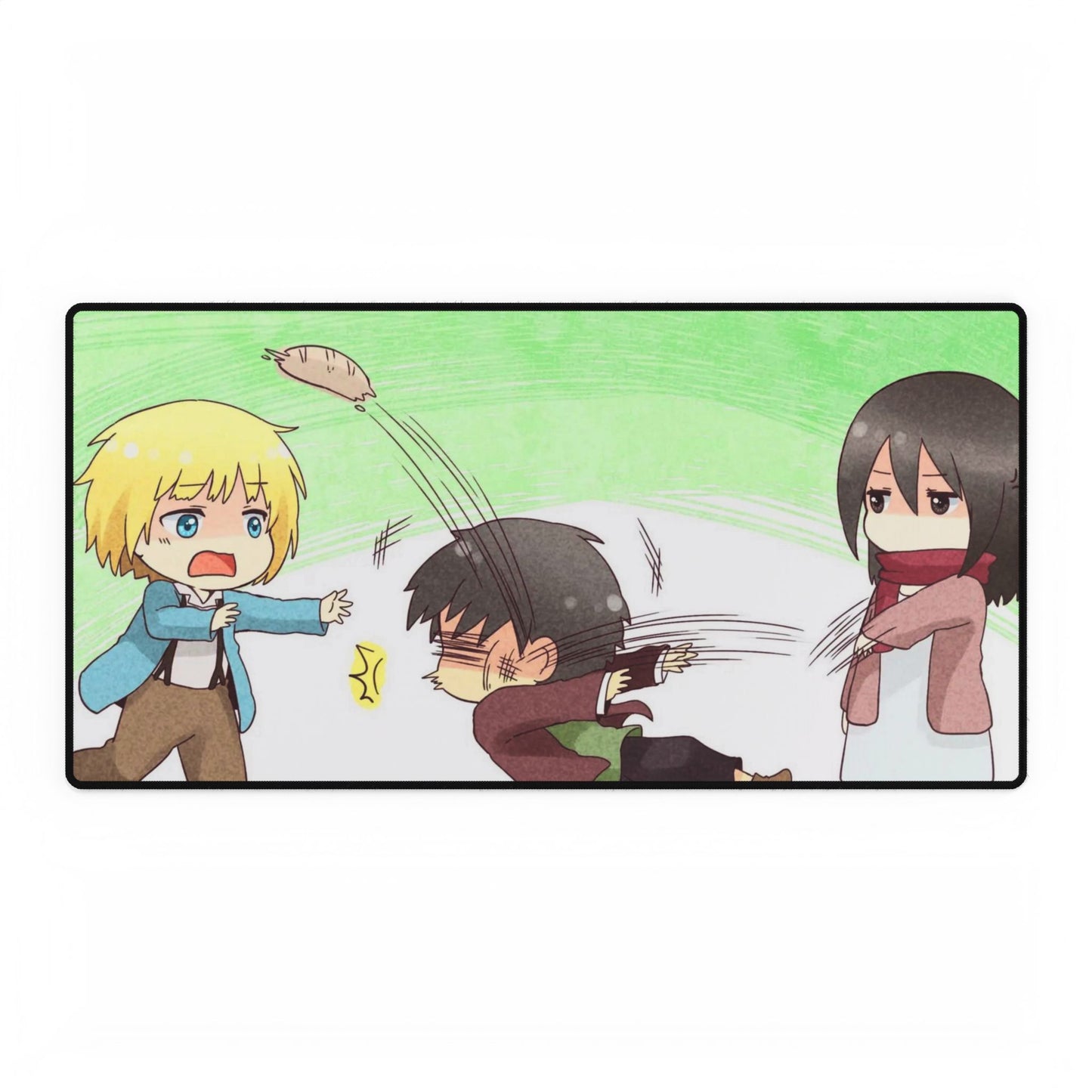Attack on Titan - Armin Arlert, Eren Yaeger and Mikasa Ackerman Mouse Pad