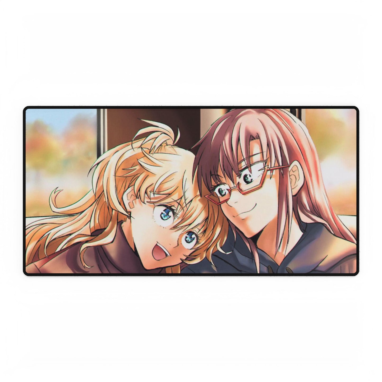 Mari Makinami Illustrious & Asuka Langley Sohryu Mouse Pad