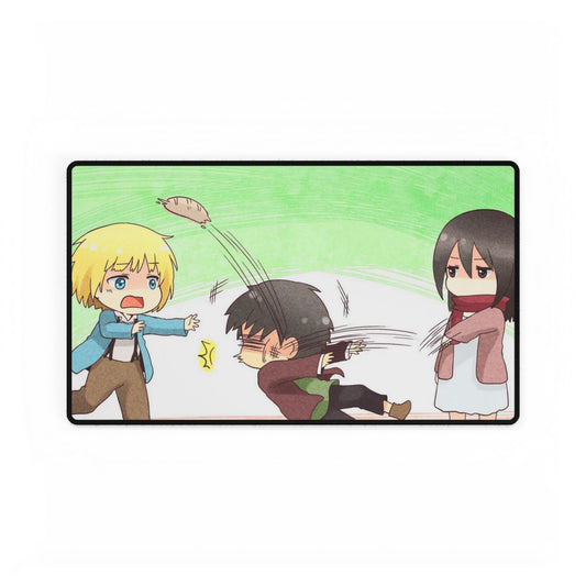 Attack on Titan - Armin Arlert, Eren Yaeger and Mikasa Ackerman Mouse Pad