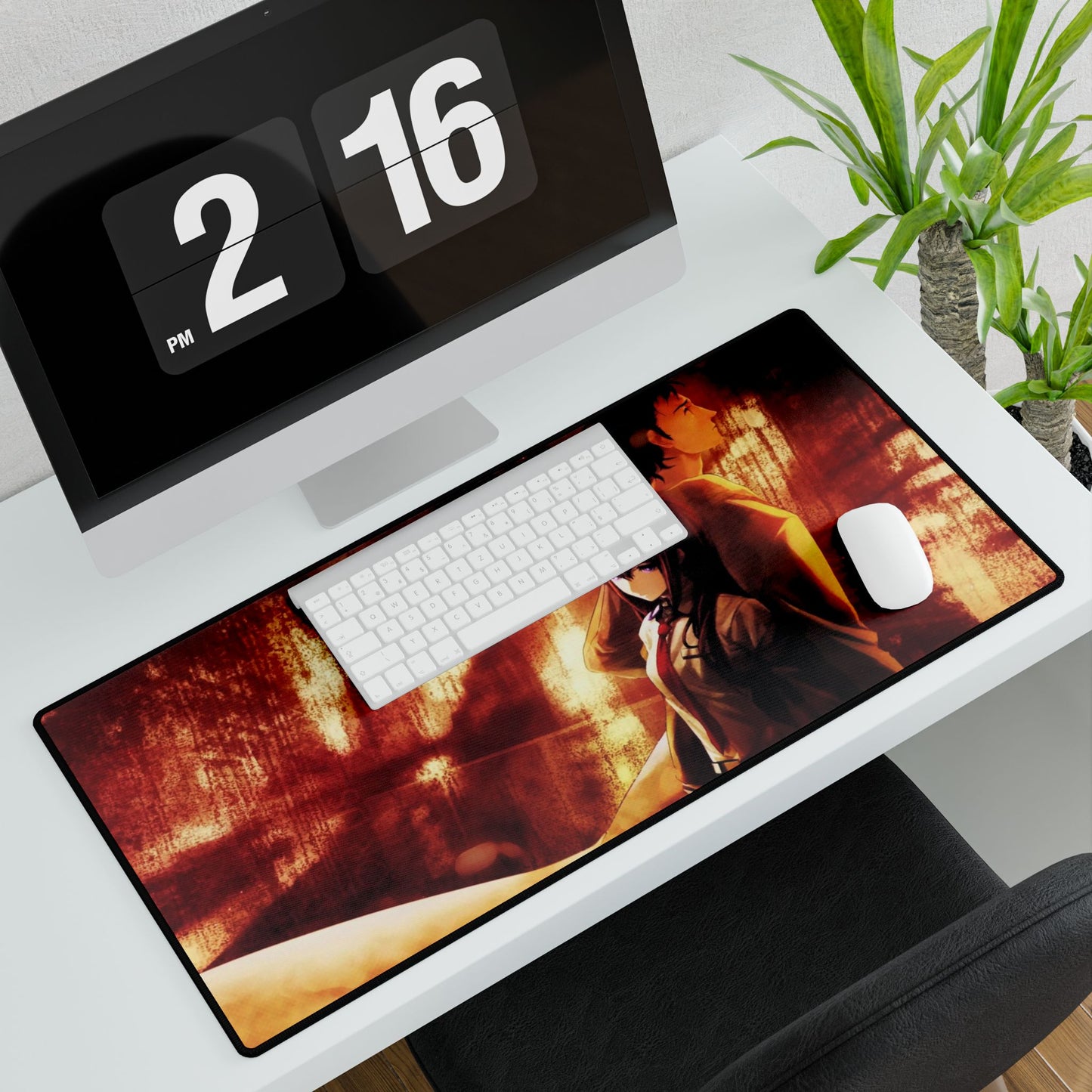 Makise Kurisu & Rintaro Okabe Mouse Pad