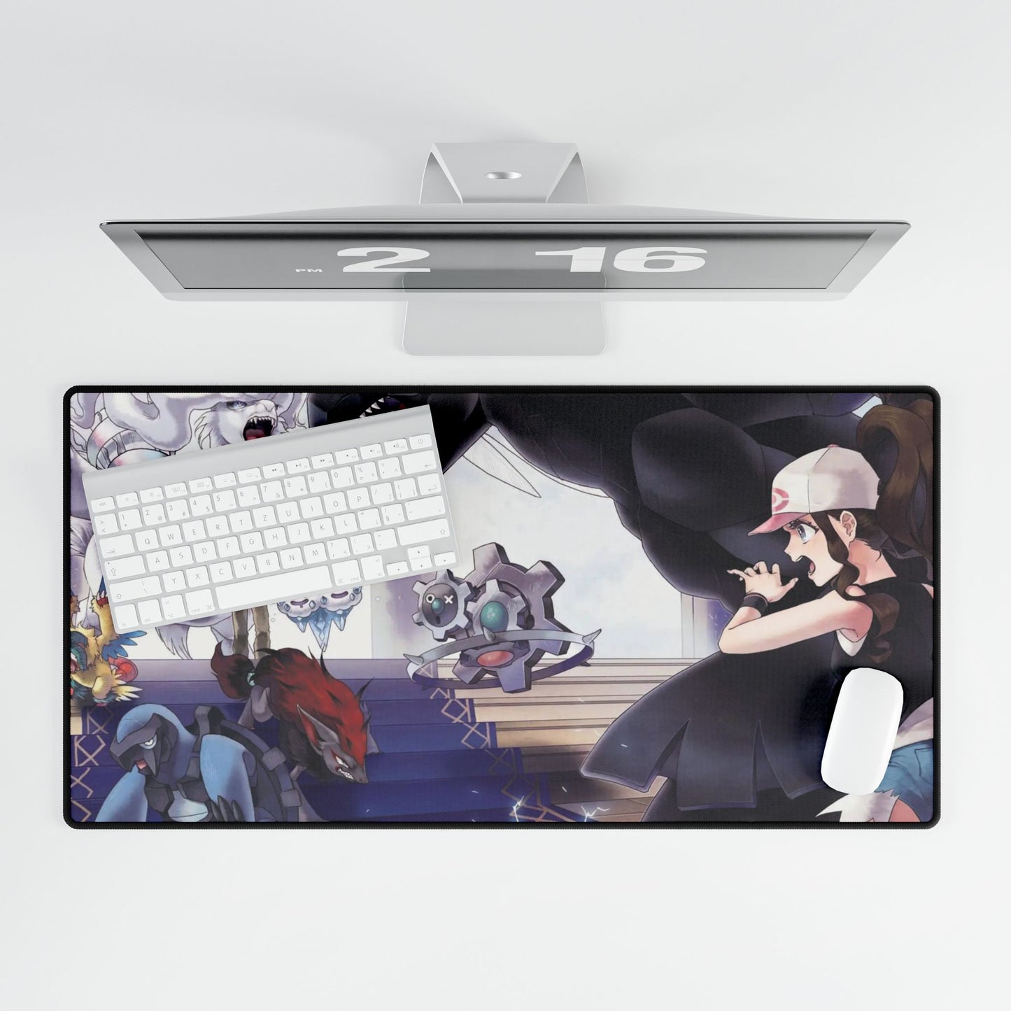 The final fight: Reshiram Vs Zekrom Mouse Pad