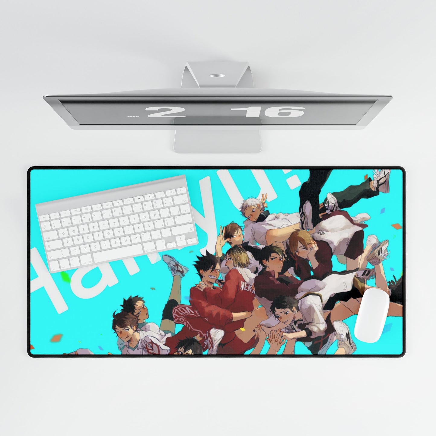 Tōru Oikawa Kenma Kozume Keiji Akaashi Kenji Futakuchi Tetsurō Kuroo and Wakatoshi Uhijima Mouse Pad