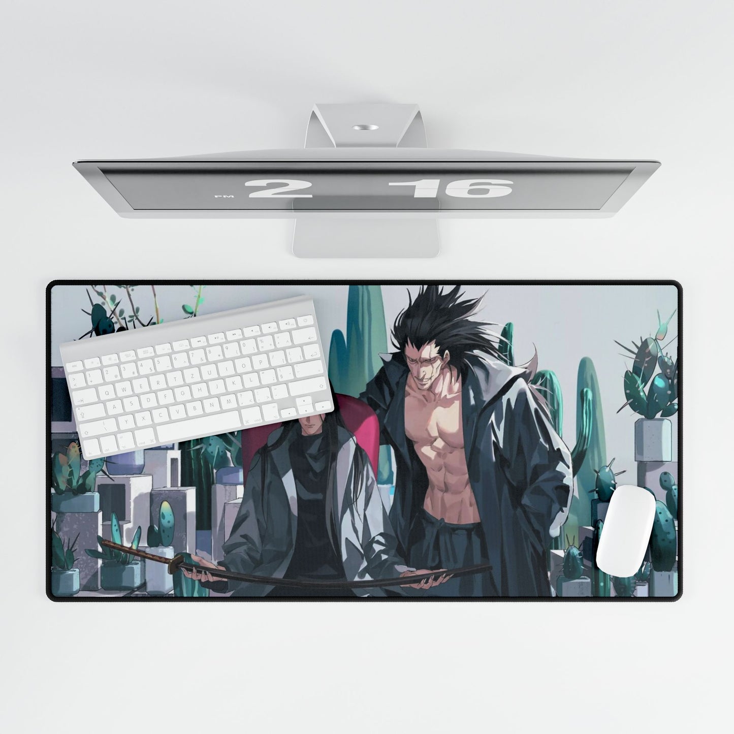 Unohana Retsu & Kenpachi Zaraki Mouse Pad