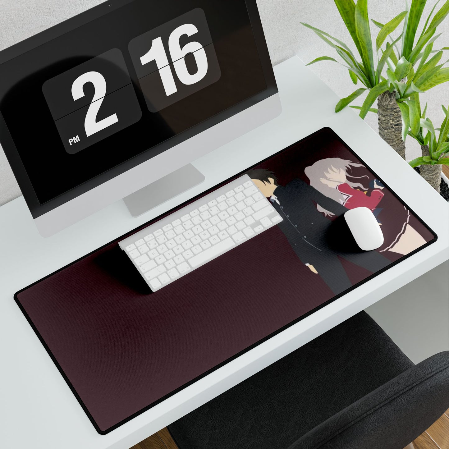 Yū Otosaka and Nao Tomori Together Minimalist Mouse Pad