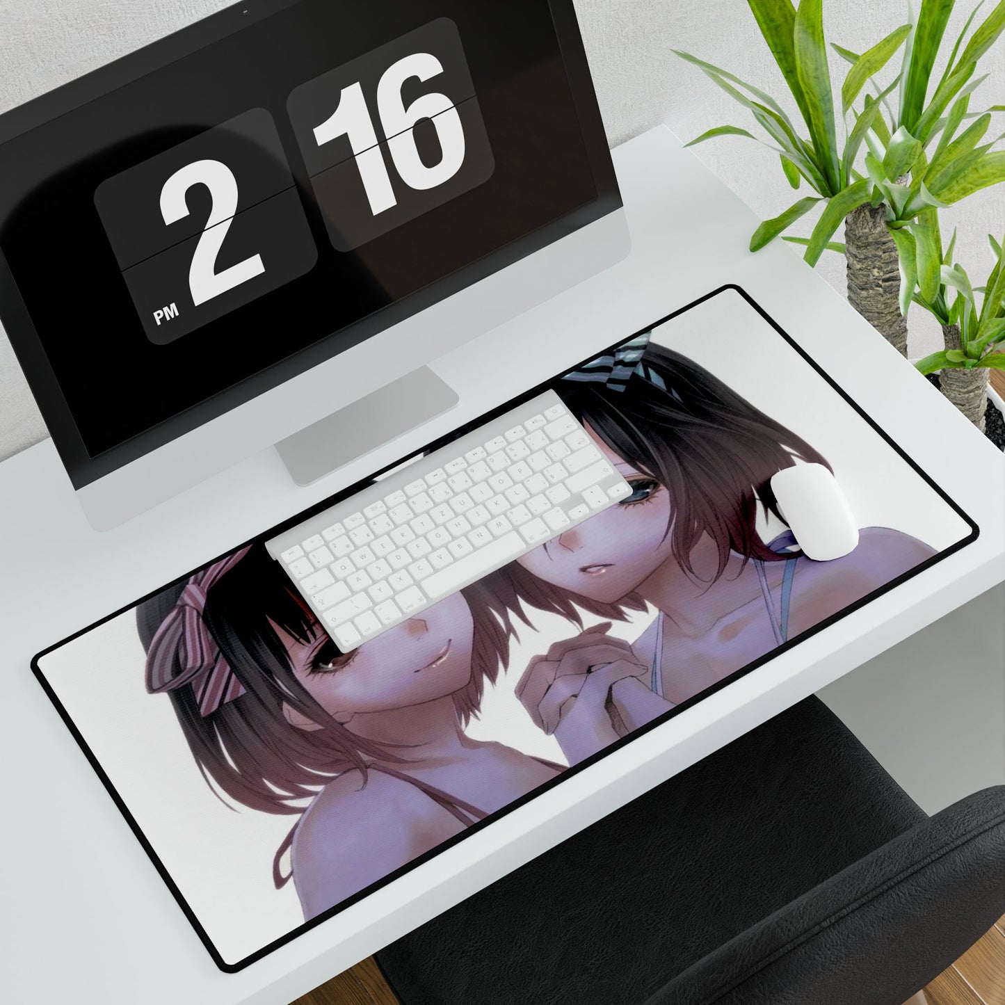 Mei and Fujioka Misaki Mouse Pad