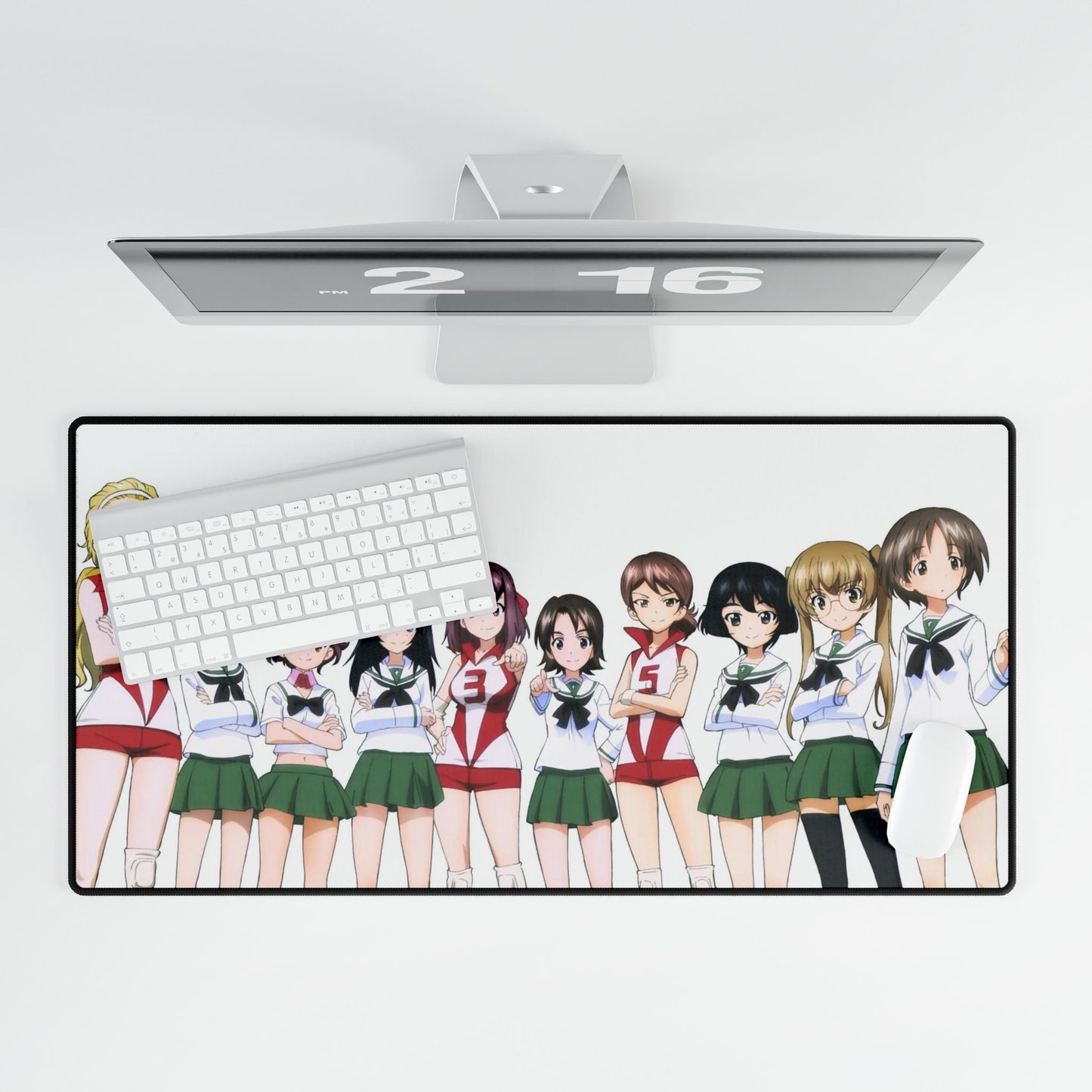 Anime Girls und Panzer Mouse Pad