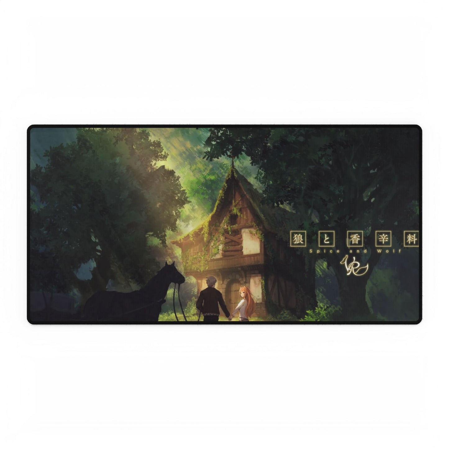 Anime Spice and Wolf Mouse Pad