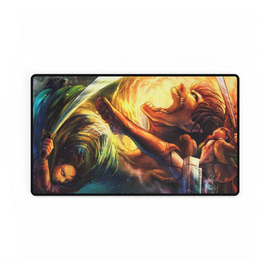 Eren Yeager (titan) and Levi Ackerman Mouse Pad