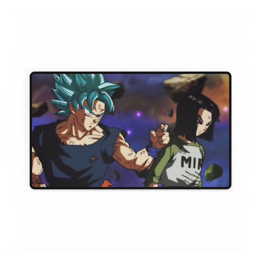 Son Gokû Super Saiyan Blue and C-17 Mouse Pad