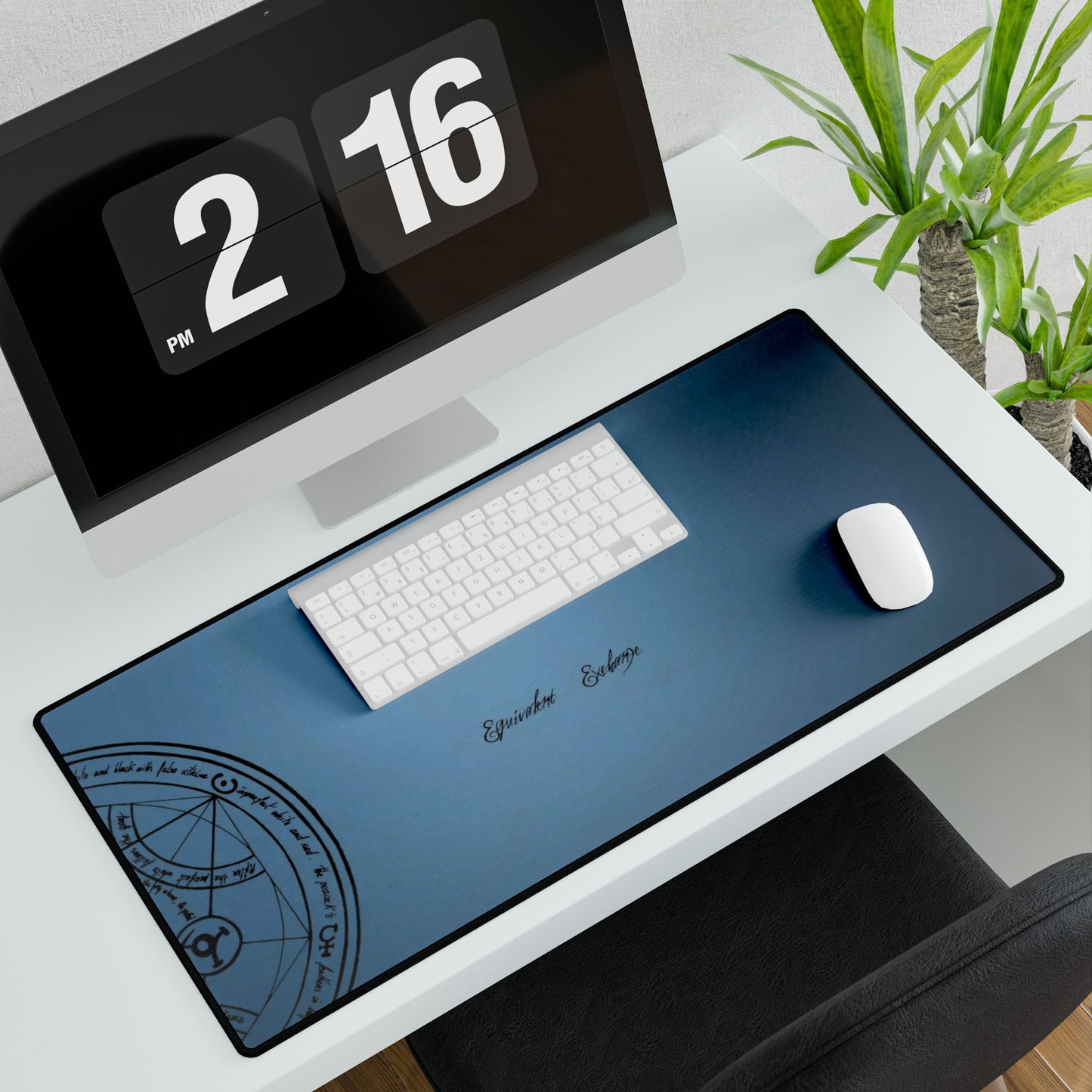 human transmutation circl Mouse Pad