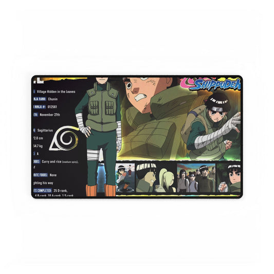 "The Beautiful Blue Beast, from the hidden leaf village, Rock Lee!" Mouse Pad