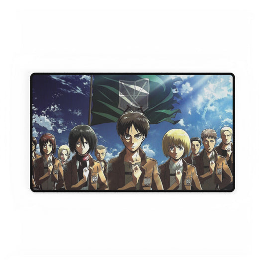 Eren yeager With Team Mouse Pad