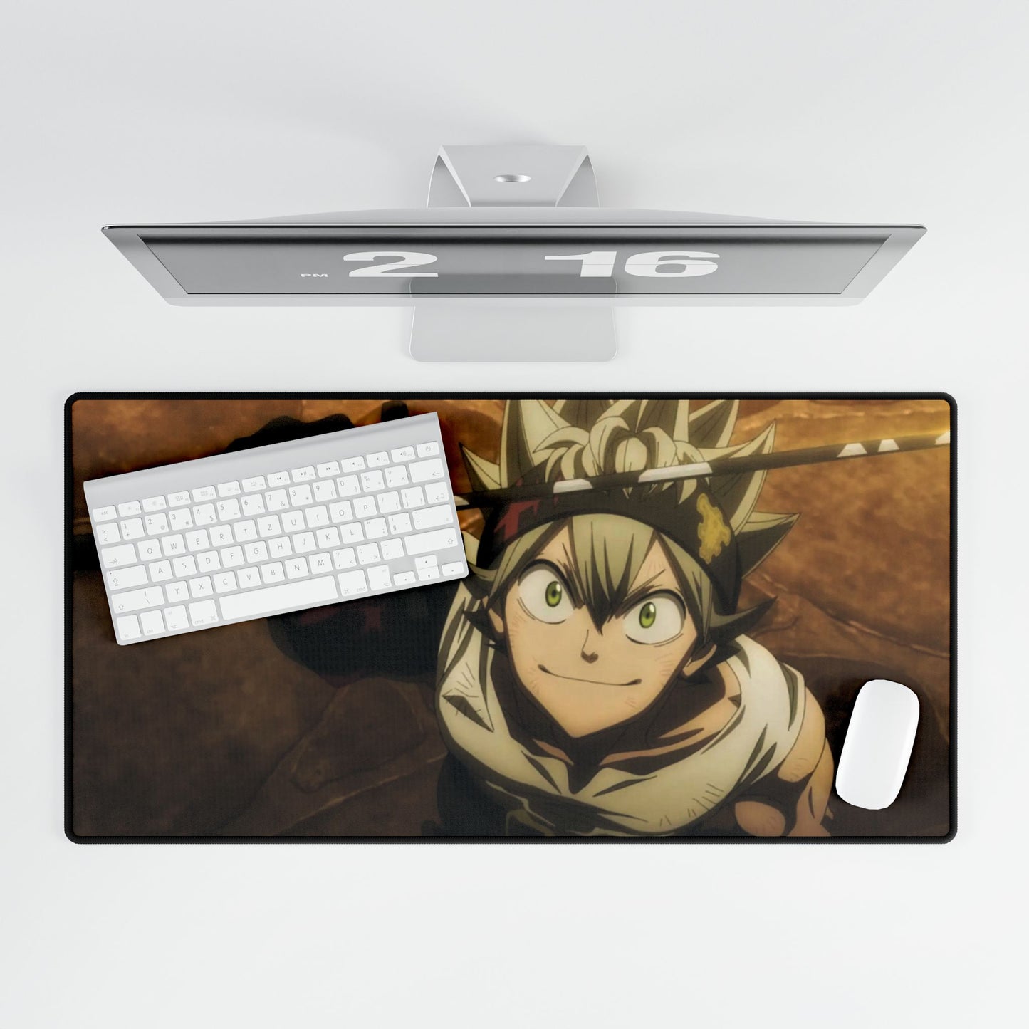 Asta holding Yami's Sword Mouse Pad