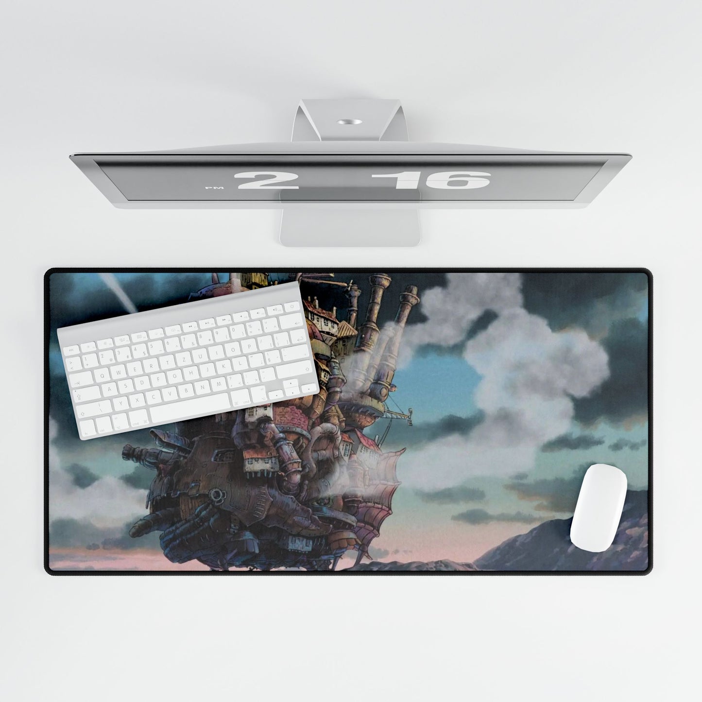 The walking castle Mouse Pad