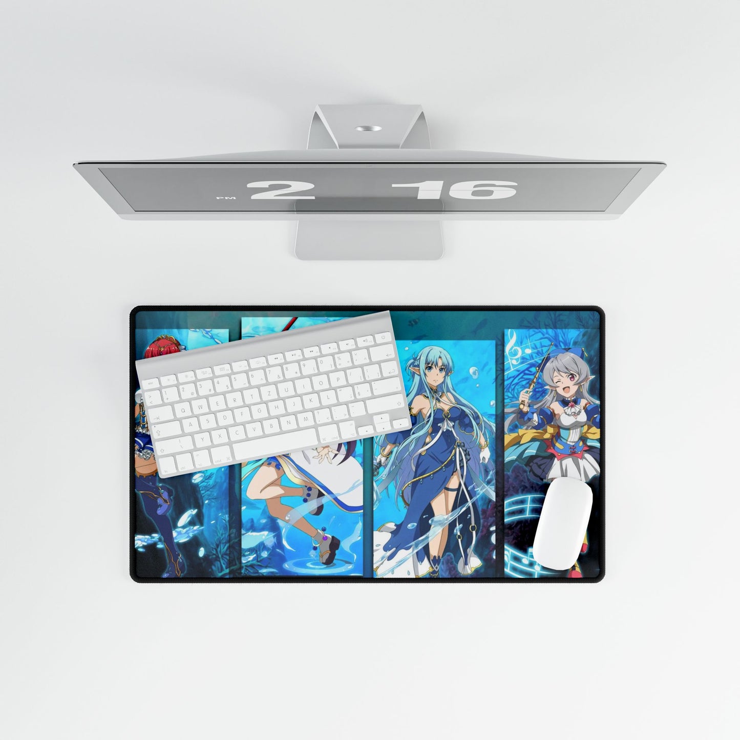 Memory Defrag Water Banner Mouse Pad