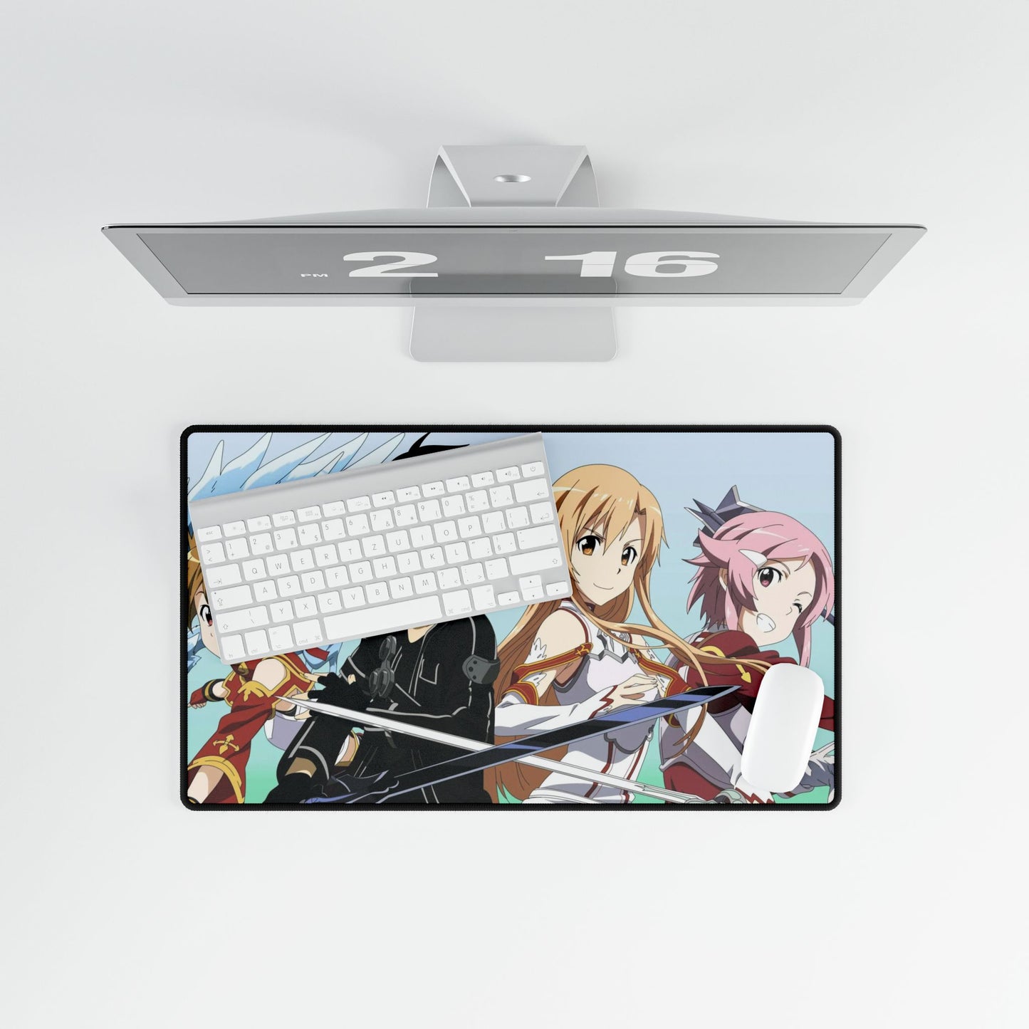 Silica,Kirito,Asuna and Lisbeth Mouse Pad