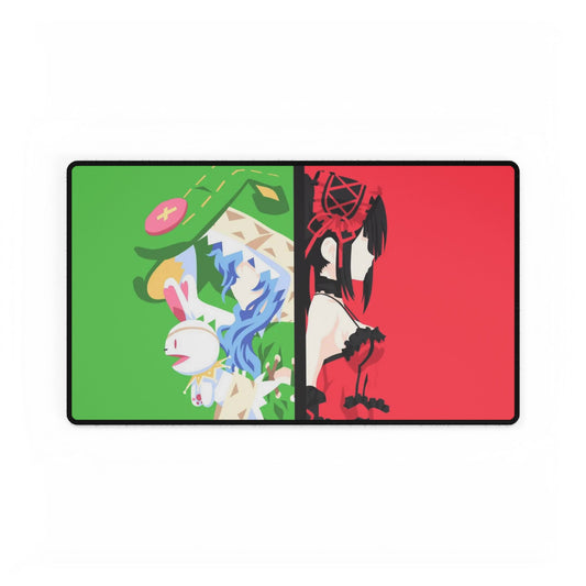 Yoshino and Kurumi - Date A Live Minimalist Mouse Pad
