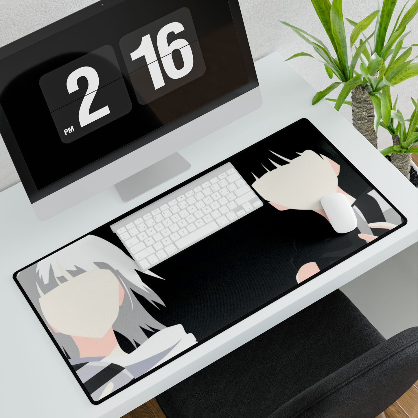 One Eyed Ghoul Twins - Tokyo Ghoul Minimalist Mouse Pad