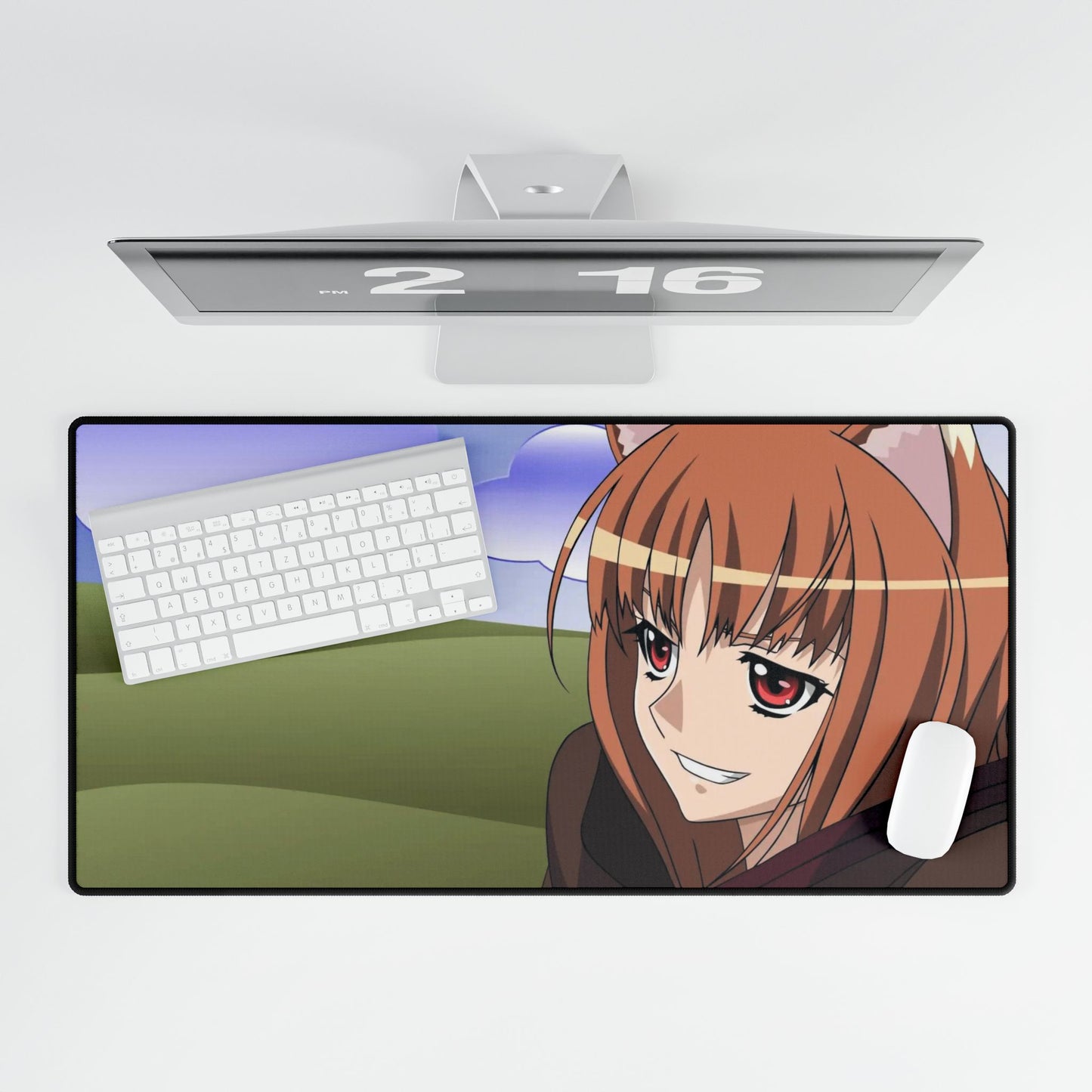 Anime Spice and Wolf Mouse Pad