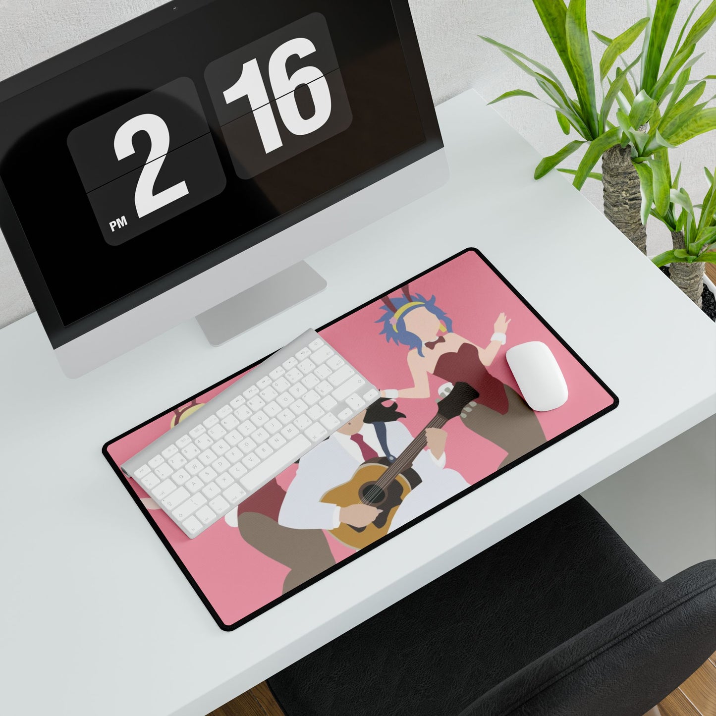 lucy, gajeel y levy fairy tail minimalist Mouse Pad