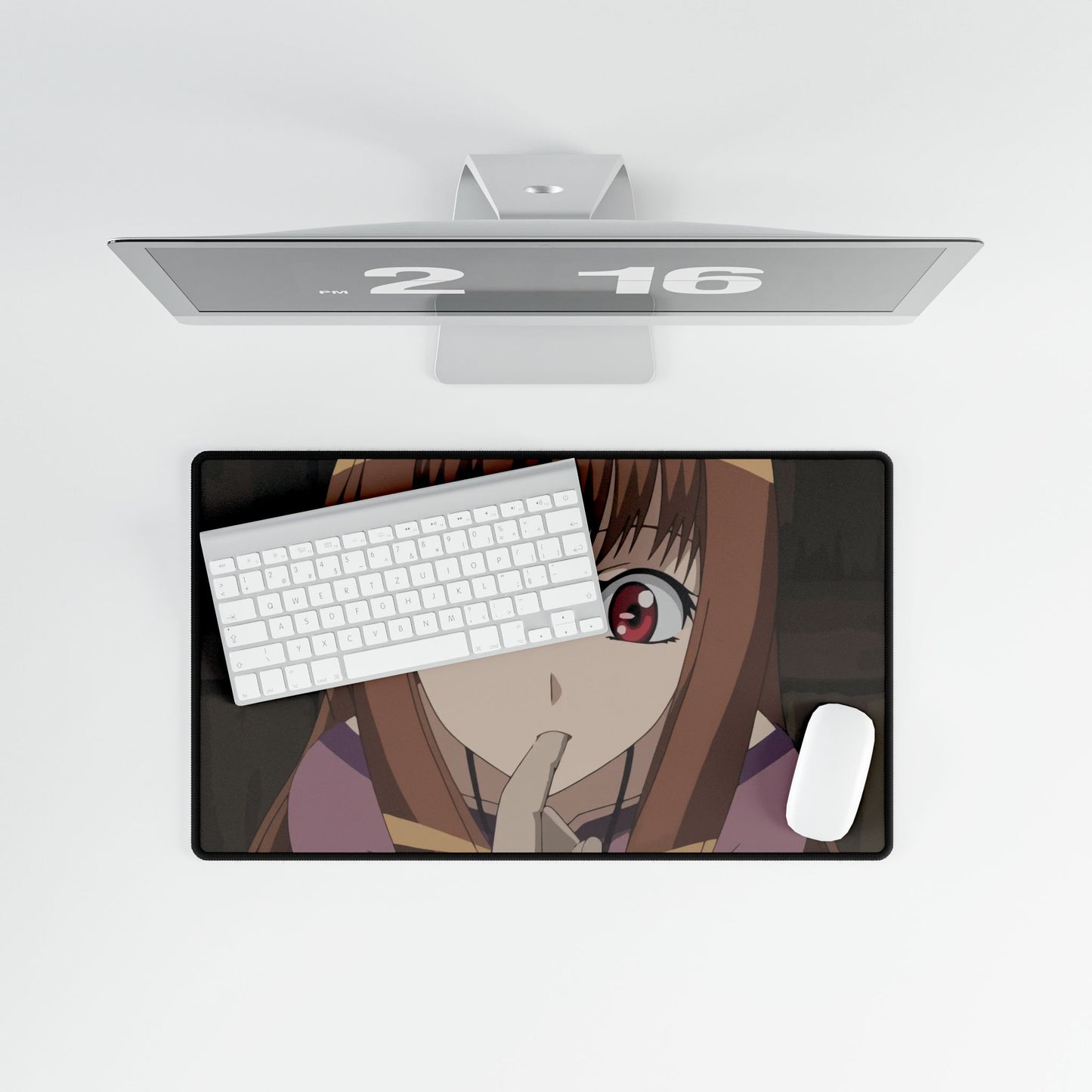 Anime Spice and Wolf Mouse Pad