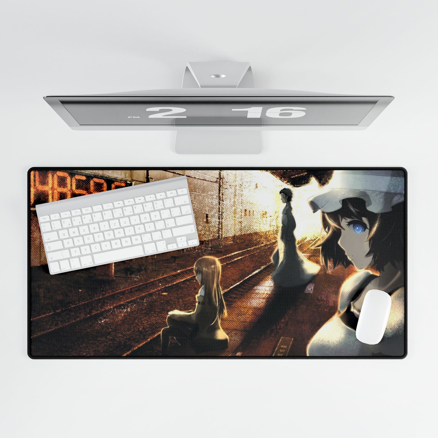Okabe, Kurisu & Mayuri Mouse Pad