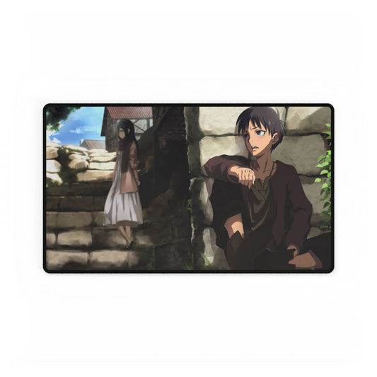 Eren Yeager and Mikasa Ackerman Mouse Pad