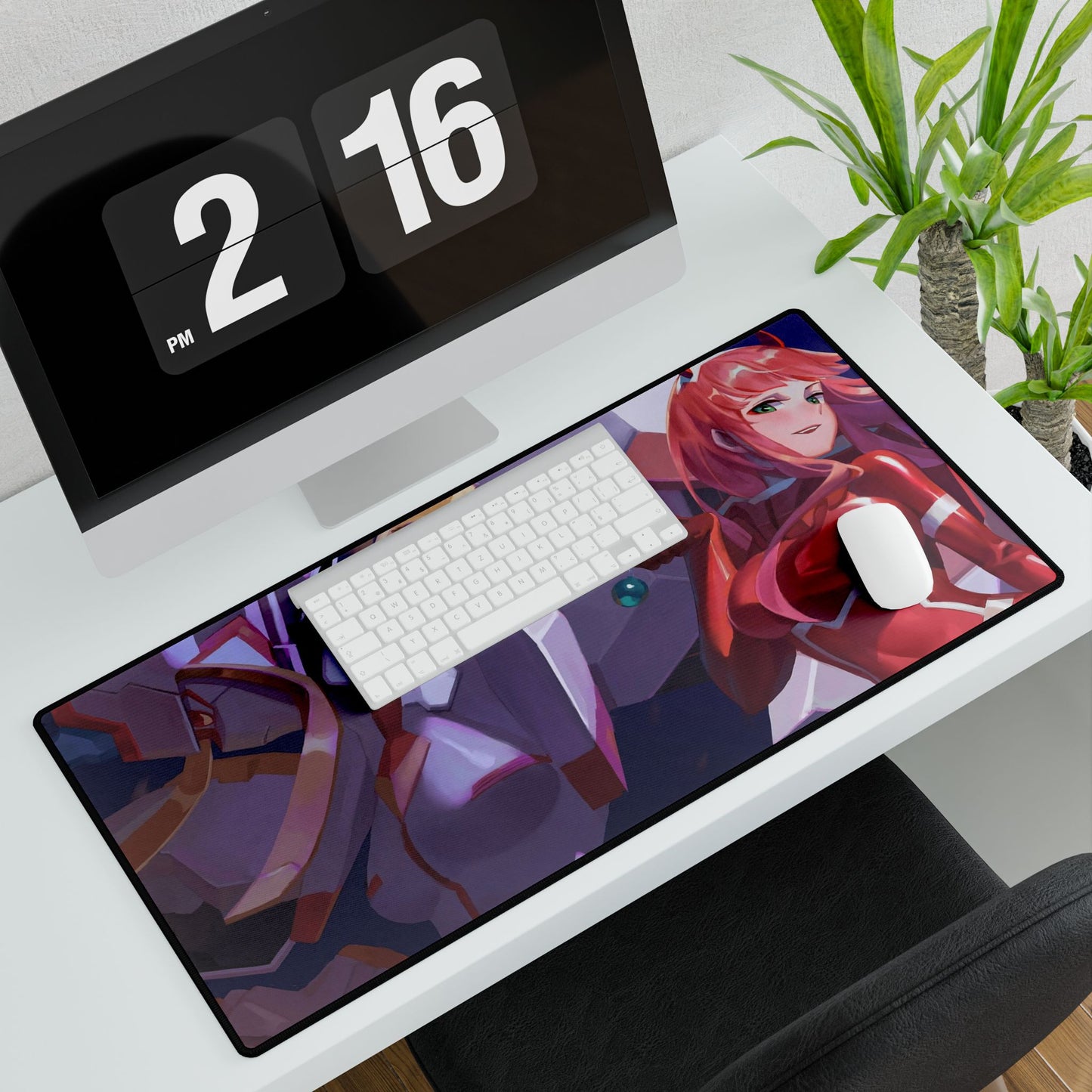 Zero Two and Strelizia Mouse Pad