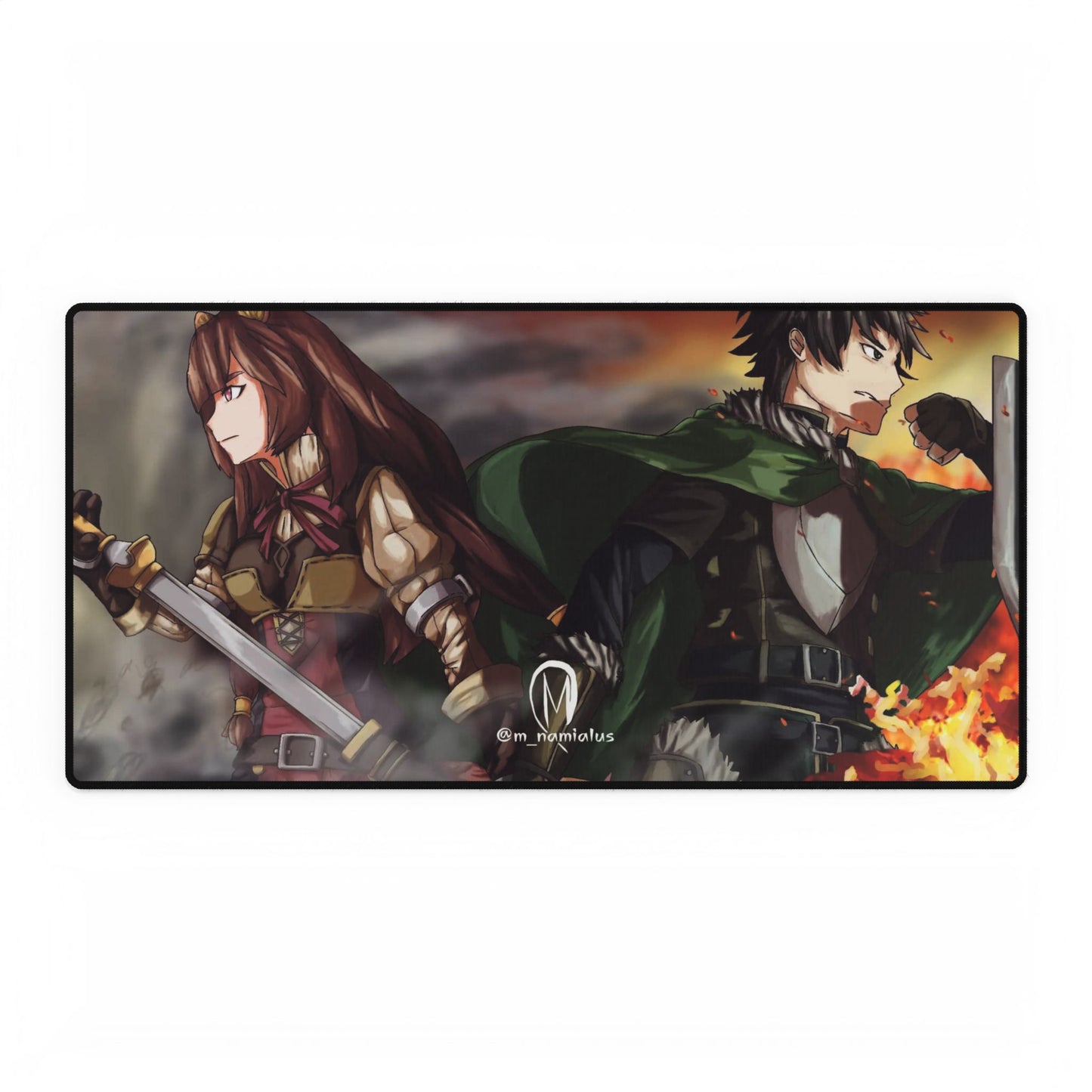 Naofumi & Raphtalia Mouse Pad