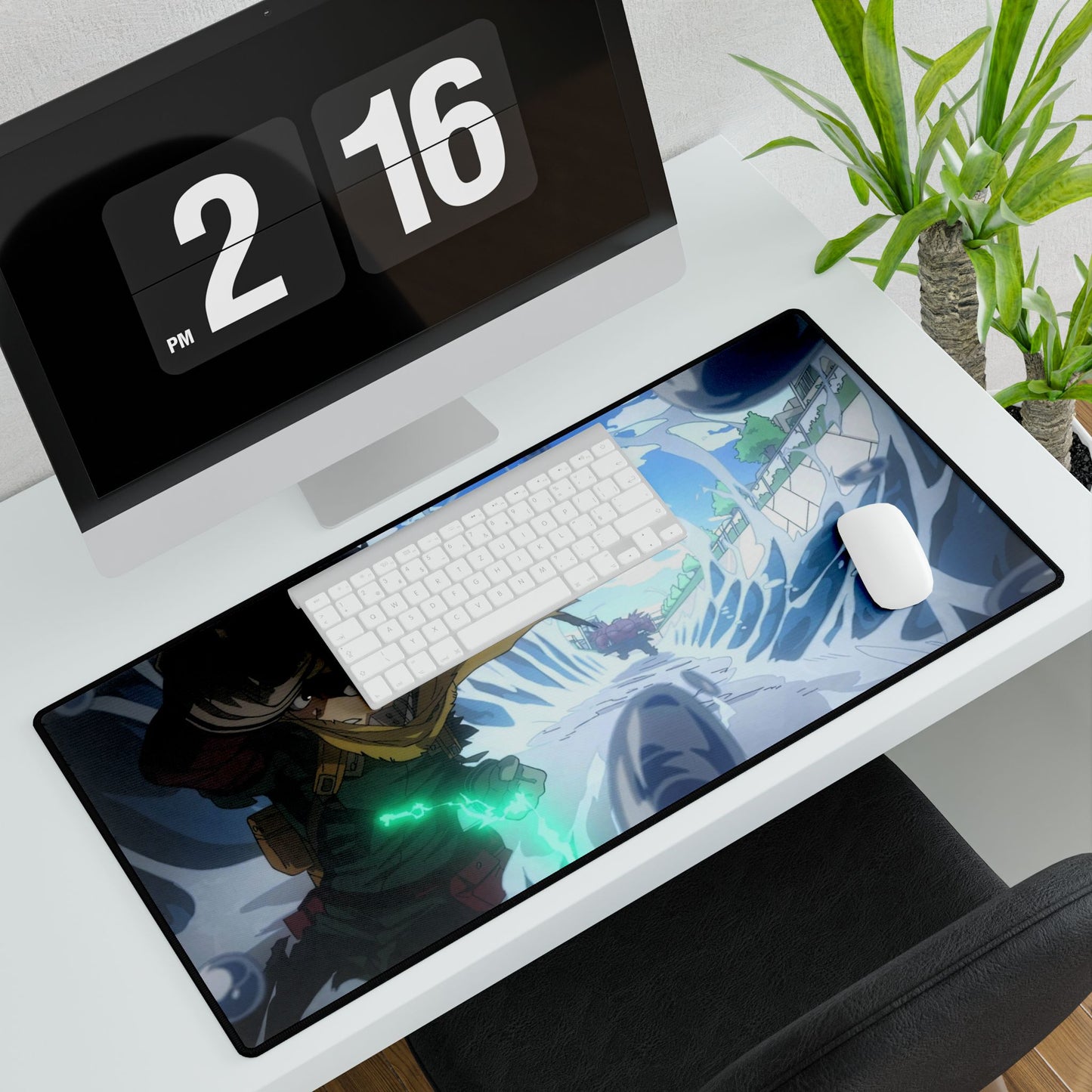 Deku vs Kosuke - S06 Screencap Enhanced Mouse Pad