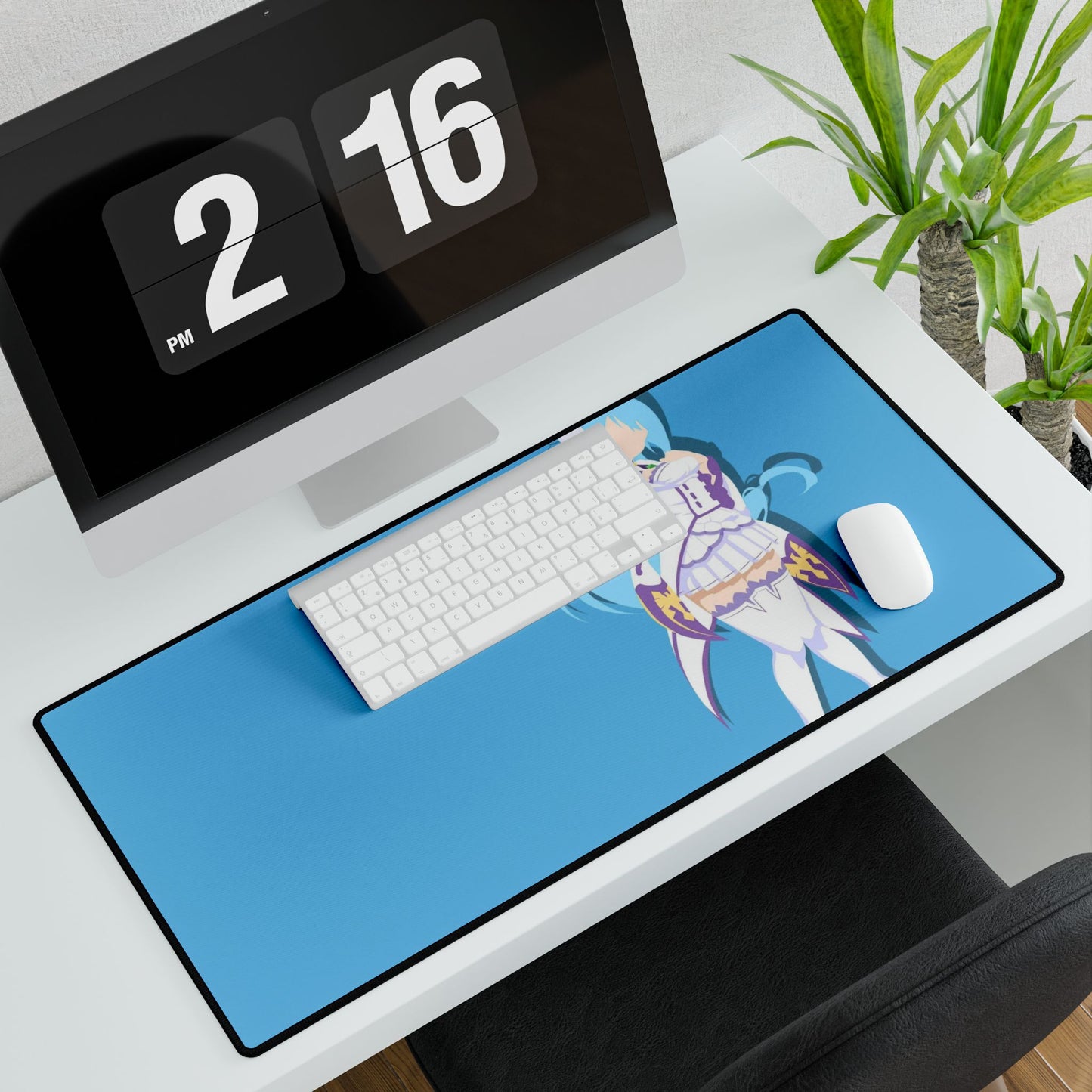Aqua in Emilia Clothes Mouse Pad