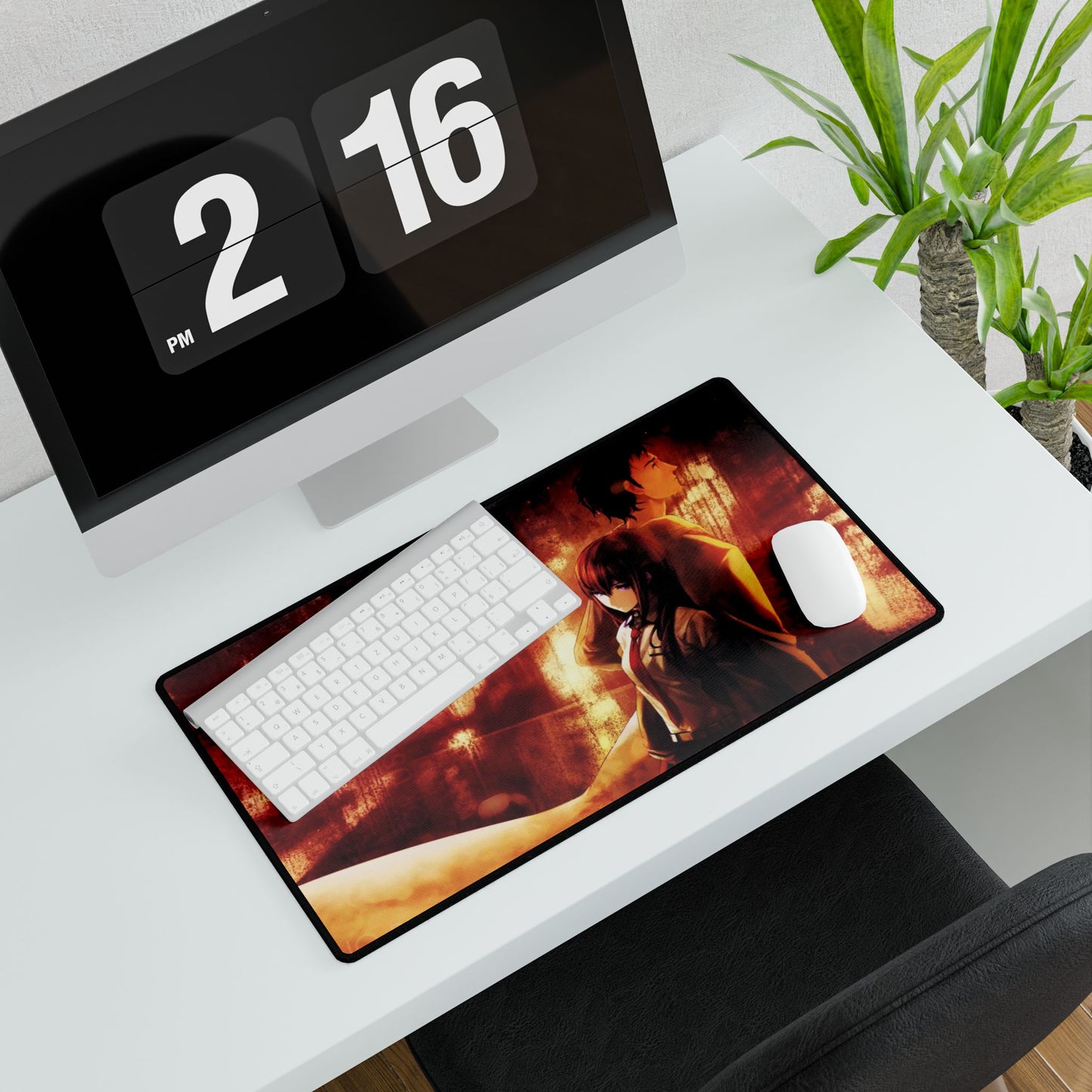 Makise Kurisu & Rintaro Okabe Mouse Pad