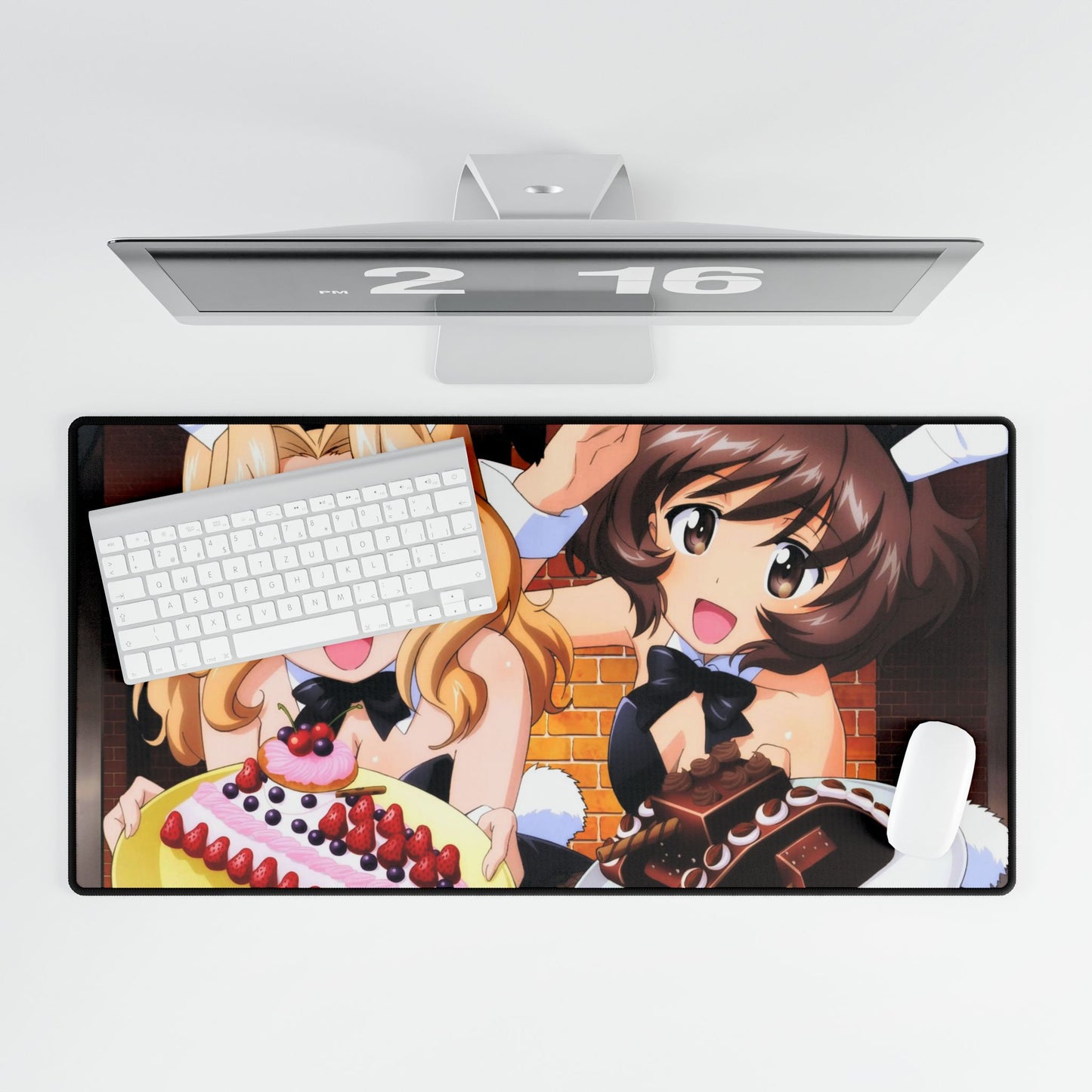 Anime Girls und Panzer Mouse Pad