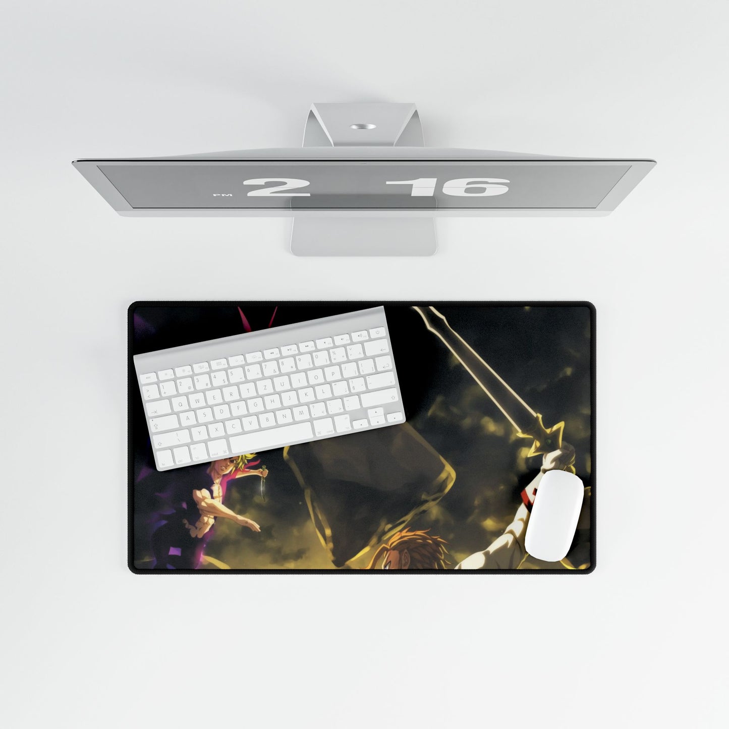 Meliodas fighting Arthur Mouse Pad