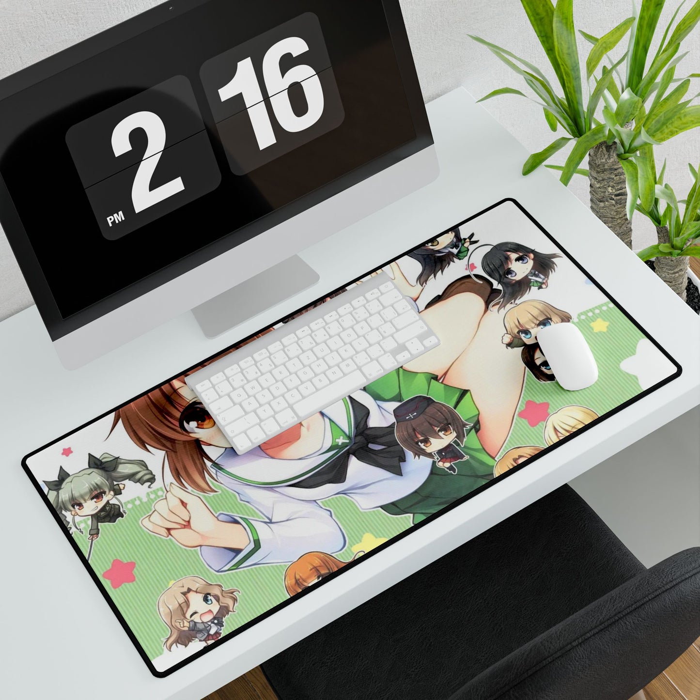 Anime Girls und Panzer Mouse Pad