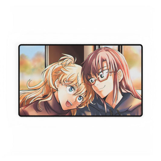 Mari Makinami Illustrious & Asuka Langley Sohryu Mouse Pad