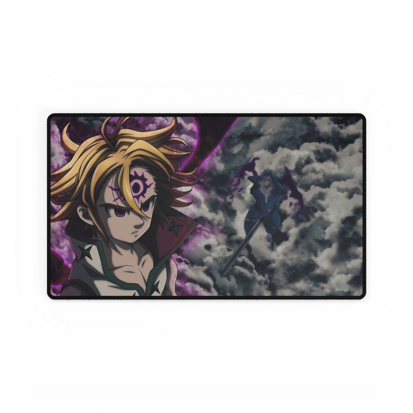 Evil Meliodas Destroy Berlion With His Full Power Mouse Pad