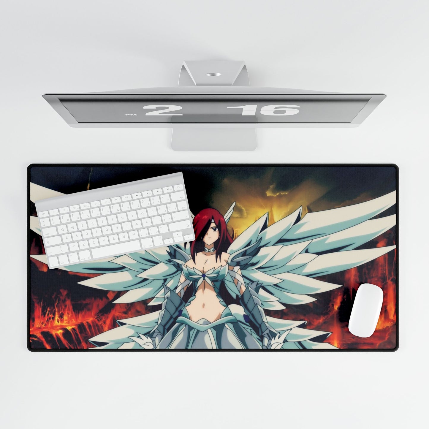 Erza Scarlet - Fight til the hell Mouse Pad