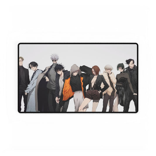 Satoru Gojo Yuji Itadori Maki Zenin Kento Nanami Nobara Kugisaki Suguru Geto Megumi Fushiguro Toge Inumaki and Yuta Okkotsu Mouse Pad