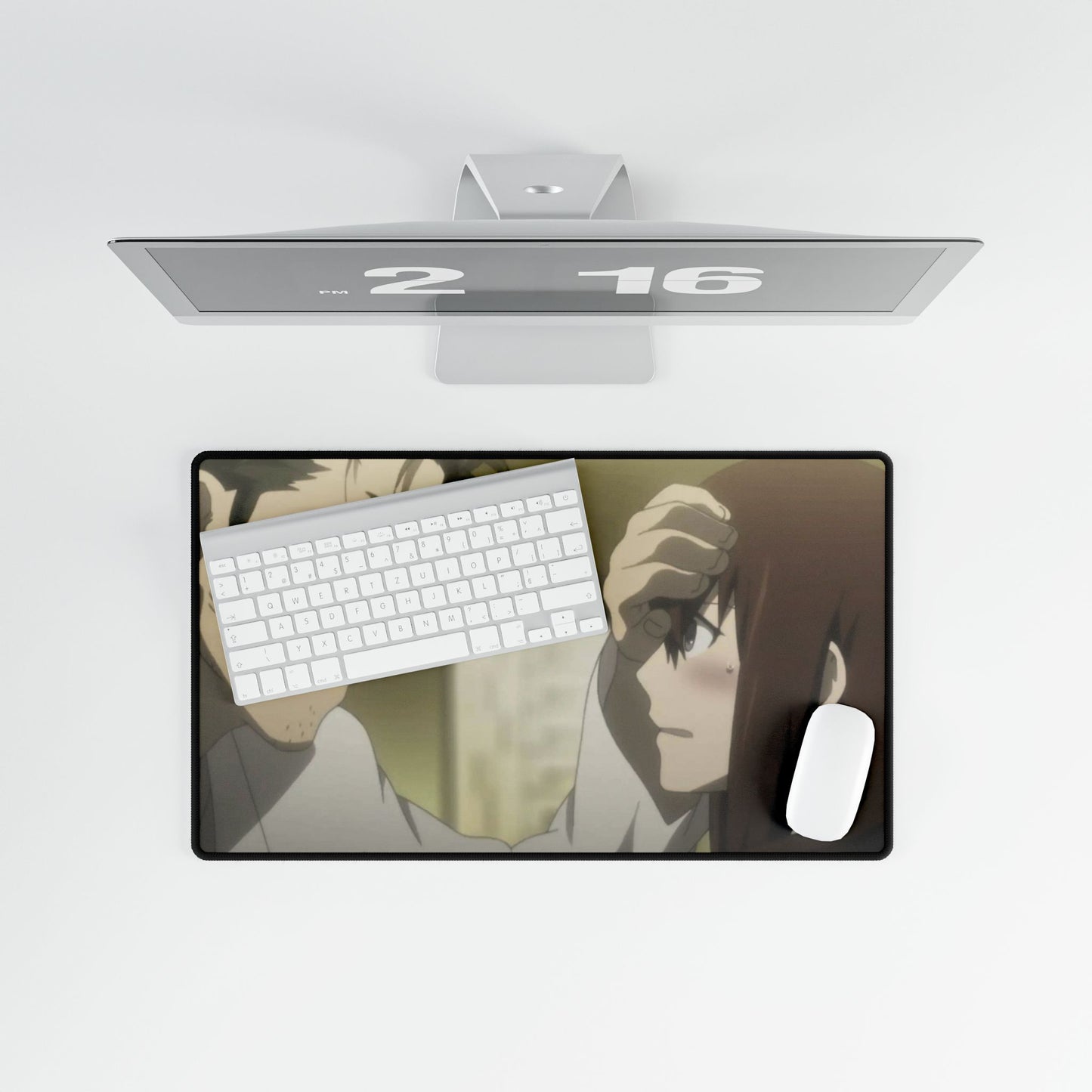 Okabe and Kurisu Mouse Pad