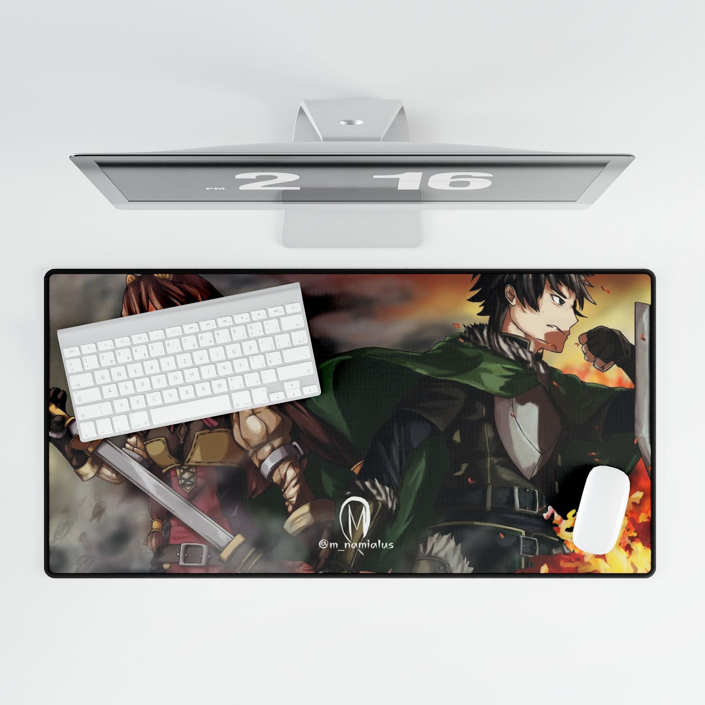Naofumi & Raphtalia Mouse Pad