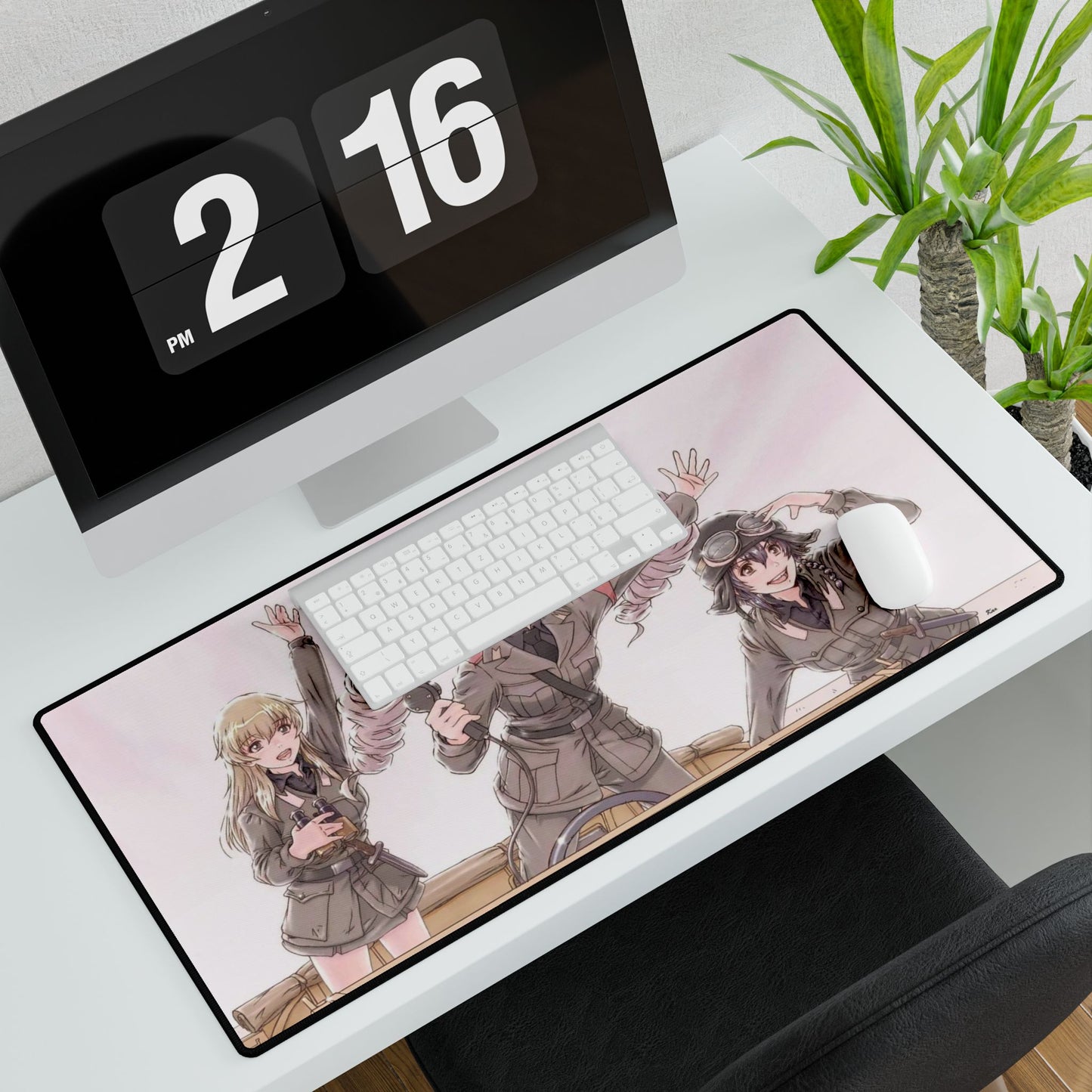Anime Girls und Panzerr Mouse Pad