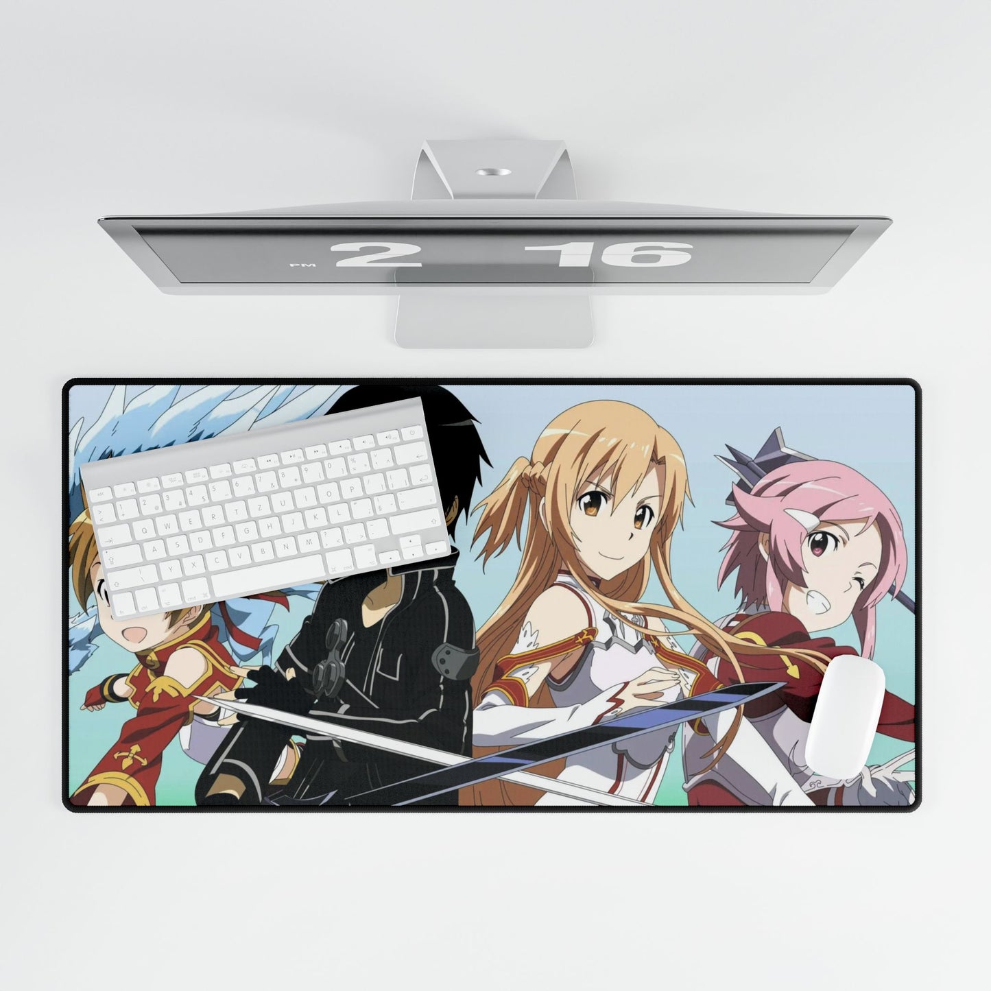 Silica,Kirito,Asuna and Lisbeth Mouse Pad