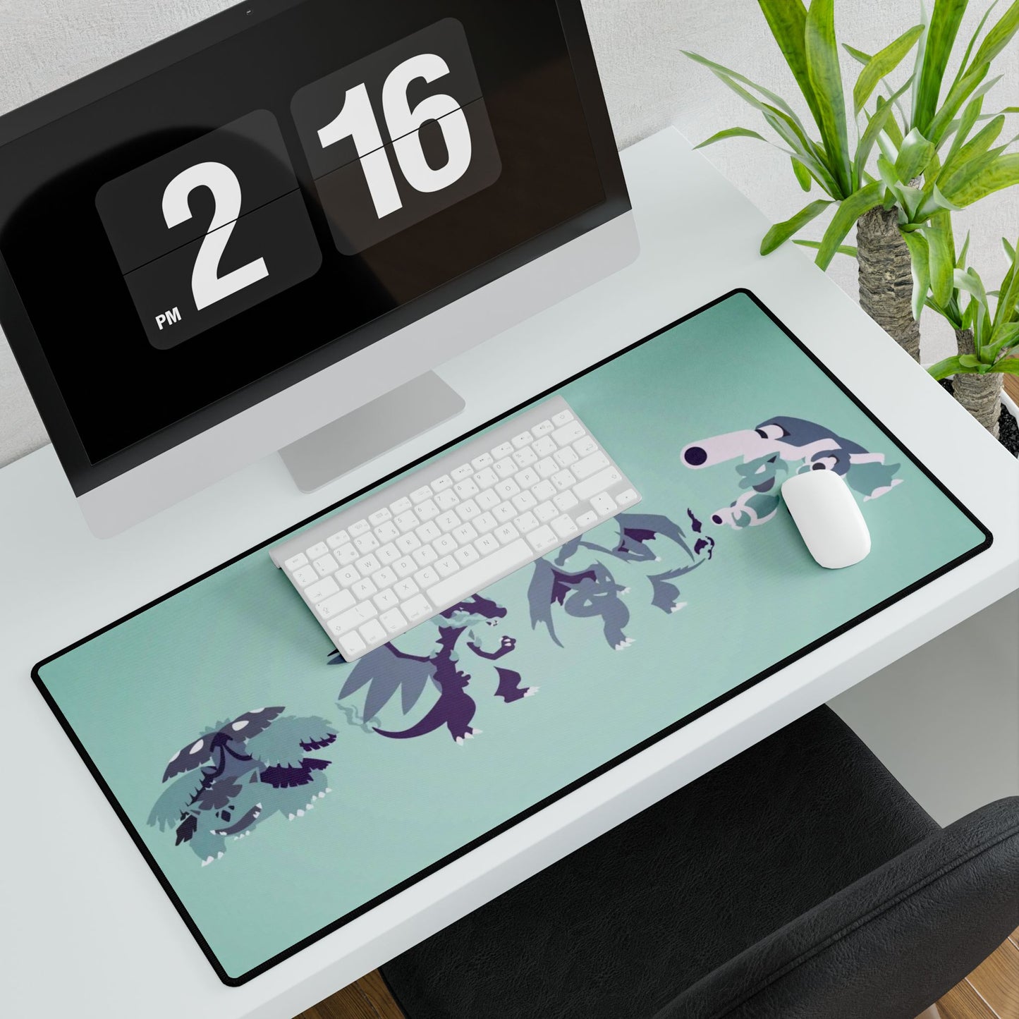 Gen I Starters Mega Evolutions Mouse Pad