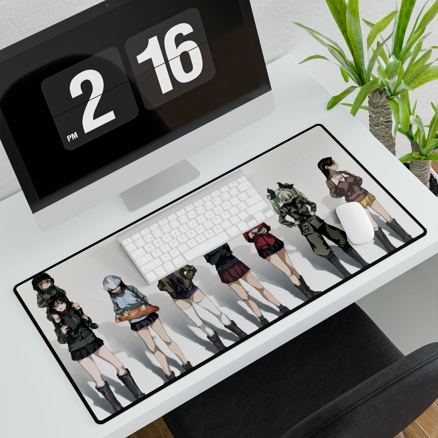 Anime Girls und Panzer Mouse Pad
