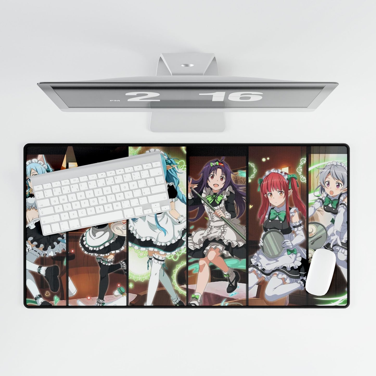 Memory Defrag Maid Banner Mouse Pad