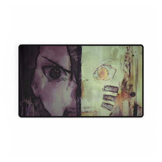 Naruto and Sasuke Half Face Mouse Pad