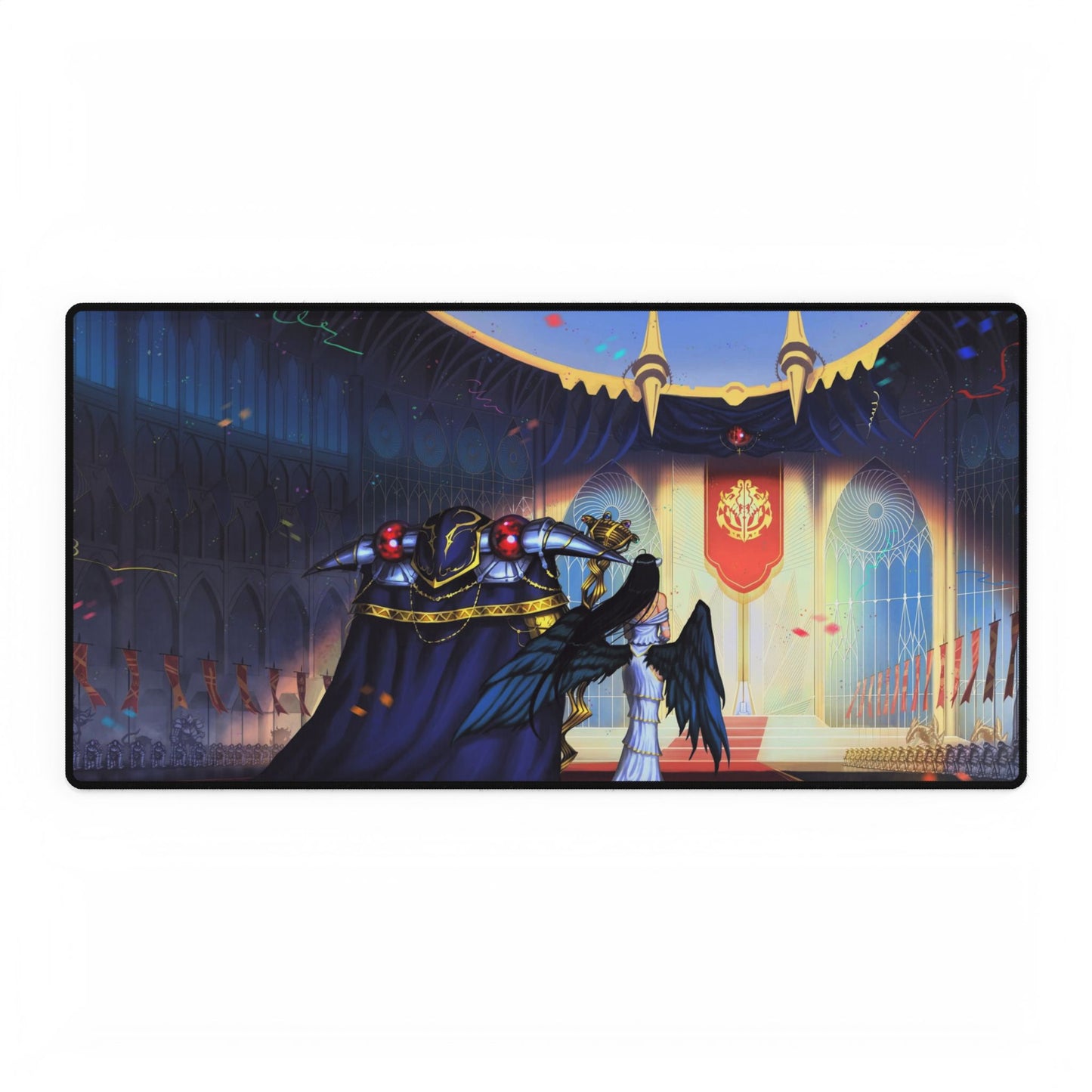 Albedo and Ainz Ooal Gown Mouse Pad