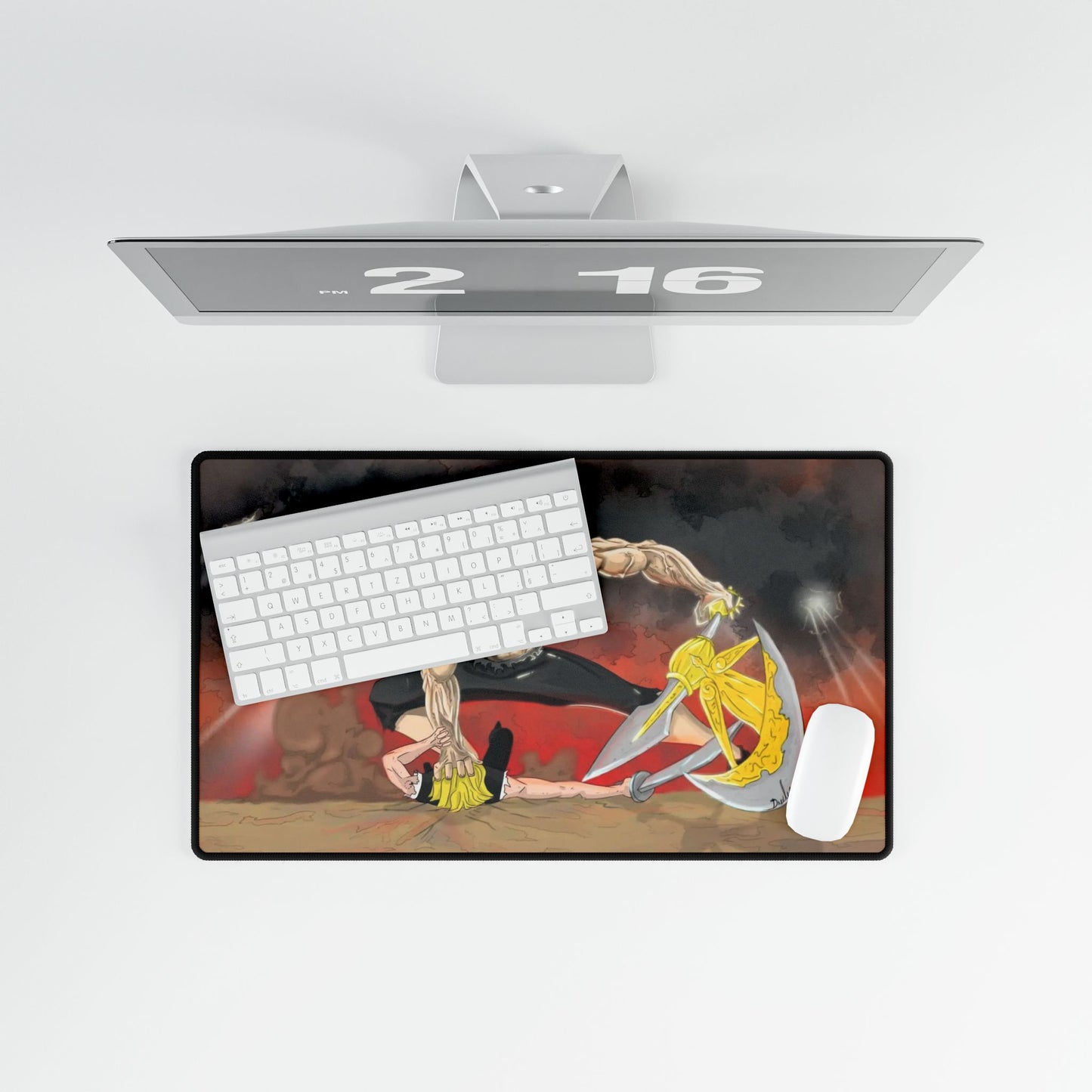 Escanor vs Meliodas Mouse Pad