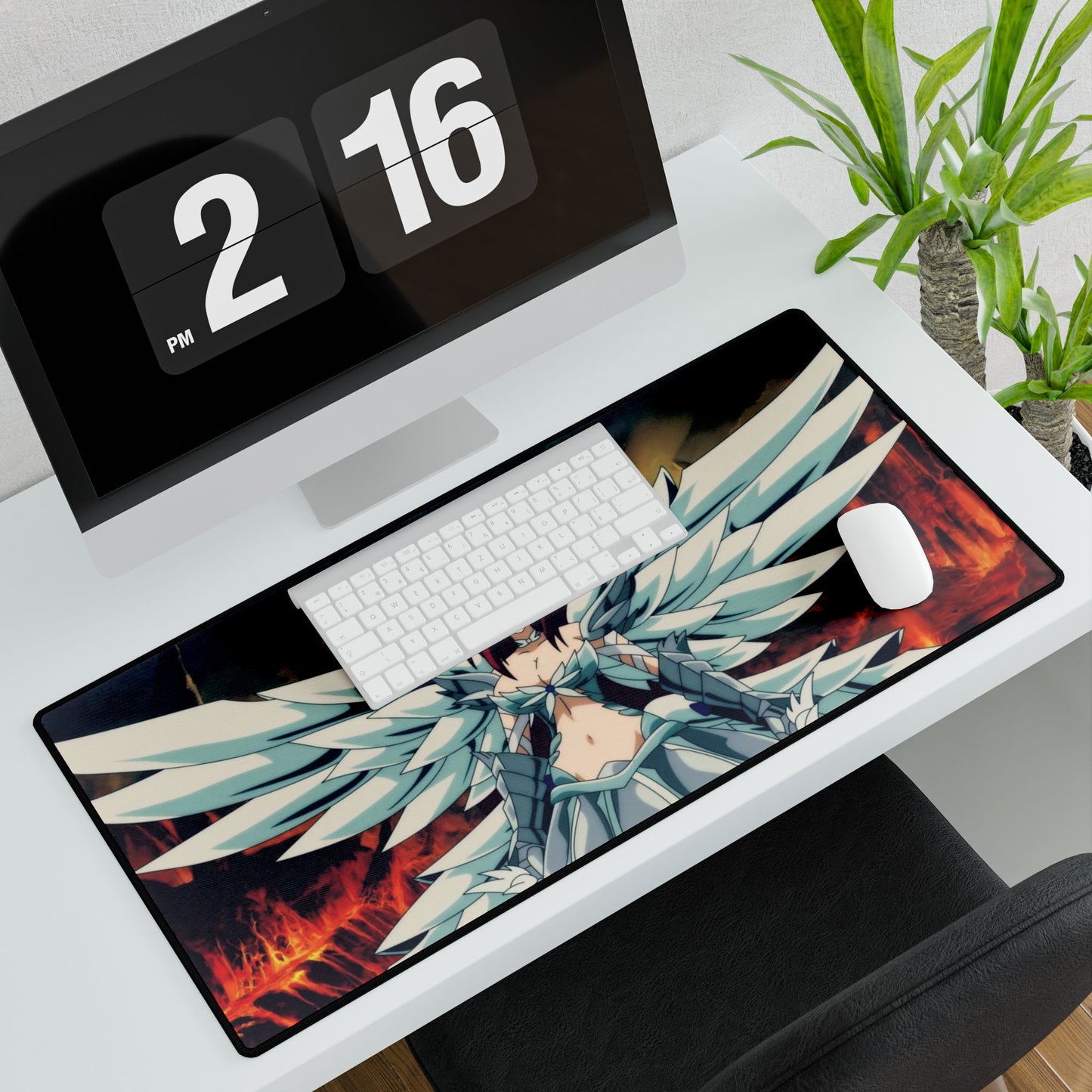 Erza Scarlet - Fight til the hell Mouse Pad